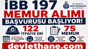 İBB 197 Memur Alımı Başvuruları Başlıyor! 122 İtfaiye Eri ve 75 Memur Alınacak: Başvuru Şartları, KPSS Puanı ve Sınav Takvimi Açıklandı
