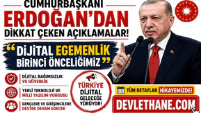 Cumhurbaşkanı Erdoğan’dan Dikkat Çeken Açıklamalar: “Dijital Egemenlik Birinci Önceliğimiz”