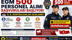 EGM 500 Personel Alımı Başvuruları Başlıyor! İl İl Kontenjanlar ve Kariyer Kapısı Başvuru Rehberi