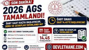 2026 AGS Tamamlandı! ÖABT Saat Kaçta Başlayacak, Soru ve Cevaplar Yayımlandı mı?