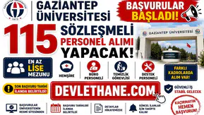 Gaziantep Üniversitesi 115 Sözleşmeli Personel Alımı Yapacak! Başvurular Başladı