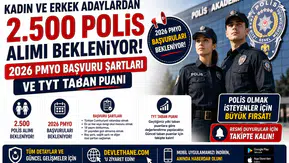 Kadın ve Erkek Adaylardan 2.500 Polis Alımı Bekleniyor! 2026 PMYO Başvuru Şartları ve TYT Taban Puanı