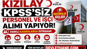 Kızılay KPSS’siz Personel ve İşçi Alımı Yapıyor: Temizlik, Hemşire, Mühendis ve Uzman Kadroları Açıldı
