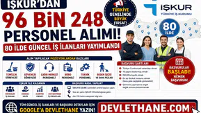 İŞKUR’dan 96 Bin 248 Personel Alımı: 80 İlde Güncel İş İlanları Yayımlandı