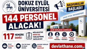 Dokuz Eylül Üniversitesi 144 Personel Alacak! 117 Hemşire Dahil Mülakatsız KPSS ile Yerleştirme Yapılacak
