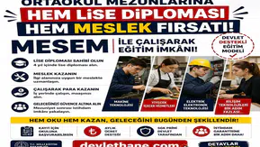 Ortaokul Mezunlarına Hem Lise Diploması Hem Meslek Fırsatı: MESEM ile Çalışarak Eğitim İmkânı