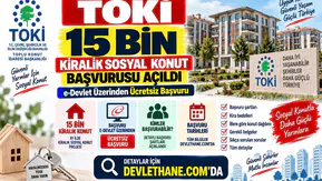 TOKİ 15 Bin Kiralık Sosyal Konut Başvurusu Açıldı: e-Devlet Üzerinden Ücretsiz Başvuru