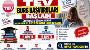 TEV Burs Başvuruları Başladı: Üniversite Öğrencilerine Aylık 8 Bin TL, Üstün Başarıya 16 Bin TL Destek