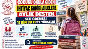 Çocuğu Okula Giden İhtiyaç Sahibi Ailelere Aylık Destek: SED Ödemesi 11 Bin 38 TL'ye Yükseldi