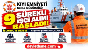 Kıyı Emniyeti 9 Sürekli İşçi Alımı Başladı! İstanbul ve Mersin İçin Başvuru Şartları Açıklandı