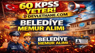 Çıldır Belediyesi Memur Alımı Yapacak! En Az 60 KPSS Puanı Şartı