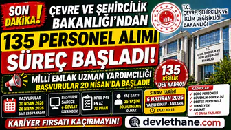 Bakanlıktan Dev Alım: 135 Milli Emlak Uzman Yardımcısı Alımı Başladı! Başvuru Şartları ve Sınav Takvimi Açıklandı