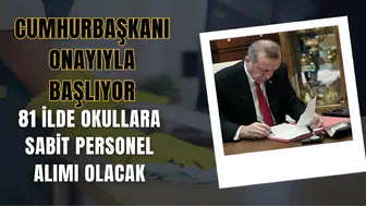 81 İlde Okullara Sabit Personel Alımı Geliyor! Yeni Dönemde Güvenlik ve Destek Kadroları Artacak