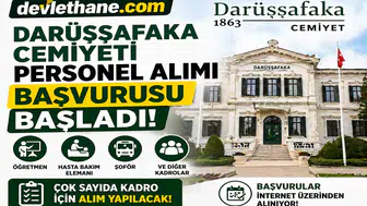 Darüşşafaka Cemiyeti Personel Alımı Başladı! Öğretmen, Şoför ve Çok Sayıda Kadro Açıldı