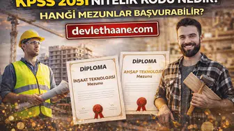 KPSS 2051 Nitelik Kodu Nedir Hangi Mezunlar Başvurabilir