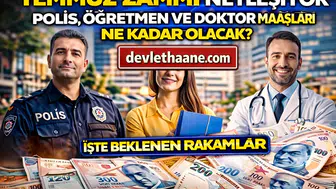 Temmuz 2026 Memur Zammı Netleşiyor! Polis, Öğretmen ve Doktor Maaşları Ne Kadar Olacak?