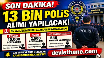 2026’da 13 Bin Polis Alımı Yapılacak! En Az Lise Mezunu Adaylar Başvurabilecek