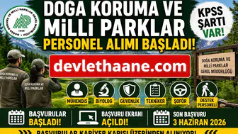 Doğa Koruma ve Milli Parklar Personel Alımı Başvuruları Başladı: KPSS Şartı ve Başvuru Detayları Açıklandı