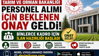 Tarım ve Orman Bakanlığı Personel Alımı İçin Beklenen Onay Geldi! Binlerce Kadro İçin İlan Hazırlığı Başladı