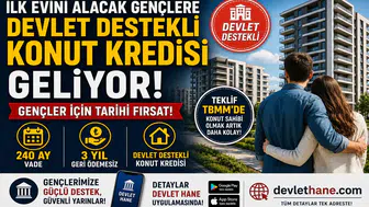 İlk Evini Alacak Gençlere Devlet Destekli Konut Kredisi Geliyor! 240 Ay Vade, 3 Yıl Geri Ödemesiz Destek Teklifi TBMM'de
