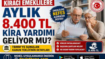 Kiracı Emeklilere Aylık 8.400 TL Kira Yardımı Geliyor mu? TBMM’ye Sunulan Kanun Teklifinin Detayları