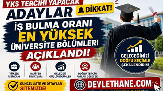 YKS Tercihi Yapacak Adaylar Dikkat! İş Bulma Oranı En Yüksek Üniversite Bölümleri Açıklandı