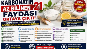 Karbonatın Az Bilinen 21 Faydası Ortaya Çıktı! Mutfaktan Ev Temizliğine Kadar Hayatı Kolaylaştıran Kullanım Alanları