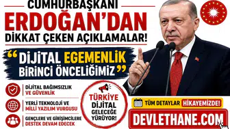 Cumhurbaşkanı Erdoğan’dan Dikkat Çeken Açıklamalar: “Dijital Egemenlik Birinci Önceliğimiz”