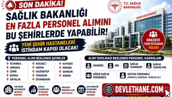 Sağlık Bakanlığı En Fazla Personel Alımını Bu Şehirlerde Yapabilir! Yeni Şehir Hastaneleri İstihdam Kapısı Olacak