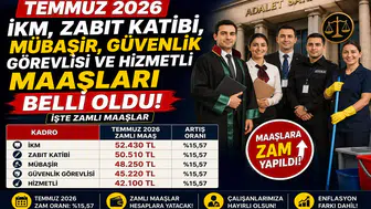 Temmuz 2026 İKM, Zabıt Katibi, Mübaşir, Güvenlik Görevlisi ve Hizmetli Maaşları Belli Oldu! İşte Zamlı Maaşlar