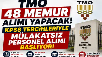 TMO 48 Memur Alımı Yapacak! KPSS Tercihleriyle Mülakatsız Personel Alımı Başlıyor