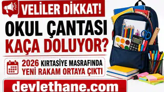 Veliler Dikkat! Okul Çantası Kaça Doluyor? 2026 Kırtasiye Masrafında Yeni Rakam Ortaya Çıktı