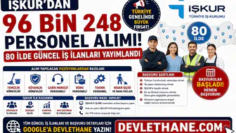 İŞKUR’dan 96 Bin 248 Personel Alımı: 80 İlde Güncel İş İlanları Yayımlandı