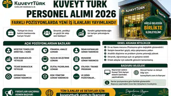 Kuveyt Türk Personel Alımı 2026: Farklı Pozisyonlarda Yeni İş İlanları Yayımlandı