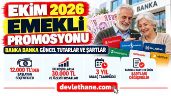 Ekim 2026 Emekli Promosyonu: Banka Banka Güncel Tutarlar ve Şartlar