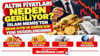 Altın Fiyatları Neden Geriliyor? İslam Memiş'ten Gram Altın ve Gümüş İçin Yeni Değerlendirme