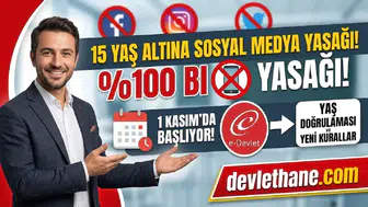 15 yaş altına sosyal medya yasağı 1 Kasım'da başlıyor: e-Devlet ile yaş doğrulaması ve yeni kurallar