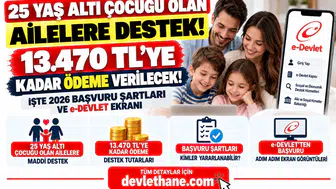25 Yaş Altı Çocuğu Olan Ailelere 13.470 TL’ye Kadar Destek! İşte 2026 Başvuru Şartları ve e-Devlet Ekranı