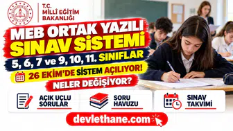 Okullarda ortak yazılı sınav sistemi başlıyor: 5-7 ve 9-11. sınıflarda neler değişiyor?