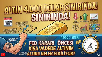 Altın 4.000 dolar sınırında: Fed kararı öncesi kısa vadede altını neler etkiliyor?