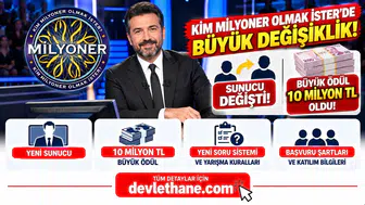 Kim Milyoner Olmak İster'de Büyük Değişiklik! Sunucu Değişti, Büyük Ödül 10 Milyon TL Oldu