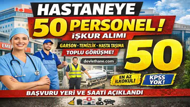 Konya Şehir Hastanesi 50 Personel Alımı Yapacak! İŞKUR Toplu Görüşme Tarihi ve Şartlar Açıklandı