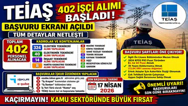 TEİAŞ 402 İşçi Alımı Başladı! Başvuru Ekranı Açıldı, Detaylar Belli Oldu