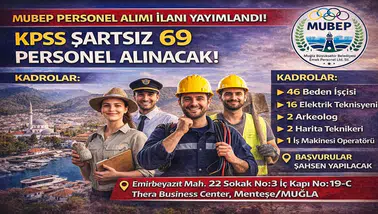 MUBEP 69 Personel Alımı Başladı: KPSS Şartı Yok, Kadrolar ve Başvuru Detayları Açıklandı