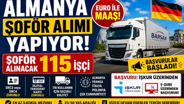 Almanya’ya Euro Maaşlı Şoför Alımı Başladı! İŞKUR Üzerinden Başvurular Alınıyor