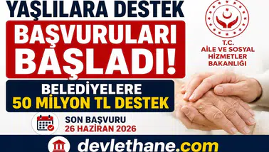 Yaşlılara Destek Başvuruları Başladı! Belediyelere 50 Milyon TL Destek Verilecek