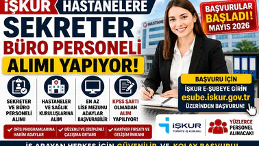 İŞKUR Üzerinden Hastanelere Sekreter ve Büro Personeli Alımı Başladı! KPSS Şartı Yok