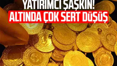 Altın Fiyatları Resmen Çakıldı! Gram Altında Sert Düşüş: Yatırımcı Şaşkın