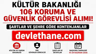 Kültür ve Turizm Bakanlığı 106 Güvenlik Görevlisi Alımı Yapacak! KPSS 60 Puanla Başvuru İmkanı, Mülakat Şartı Yok