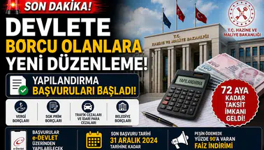 Devlete Borcu Olanlara Yeni Düzenleme! Yapılandırma Başvuruları Başladı, 72 Aya Kadar Taksit İmkanı Geldi